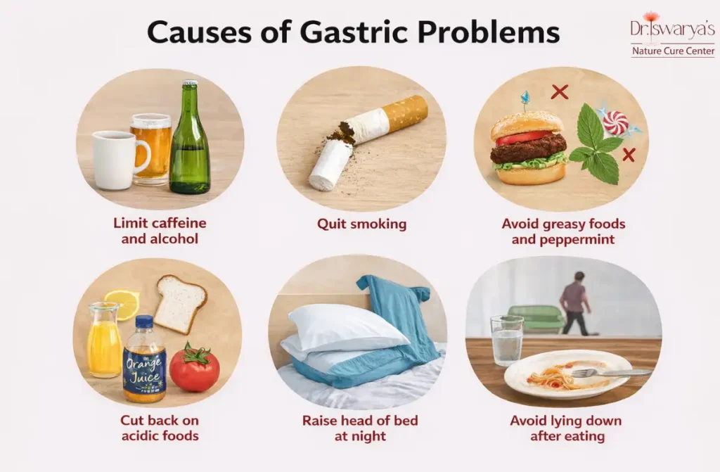 Naturopathy treatment for gastric problem