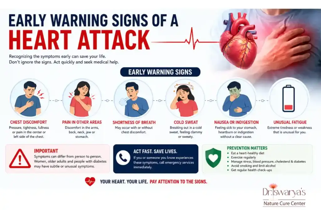 Reason for heart attack in young age