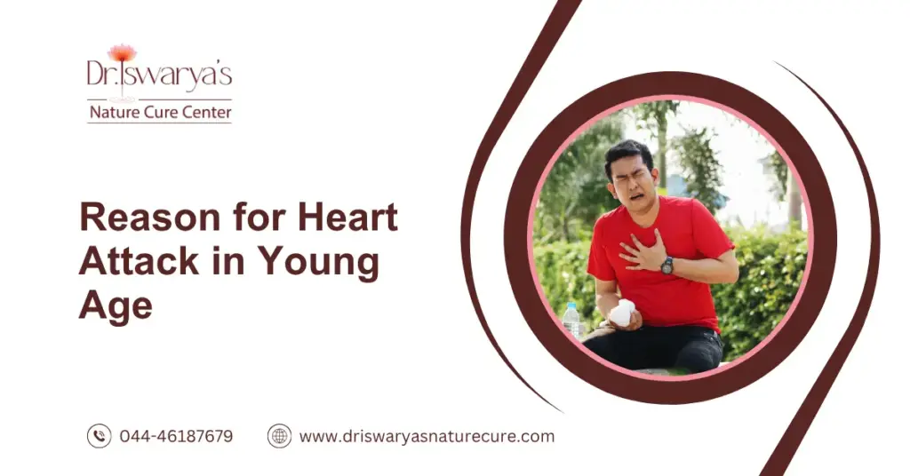 Reason for heart attack in young age